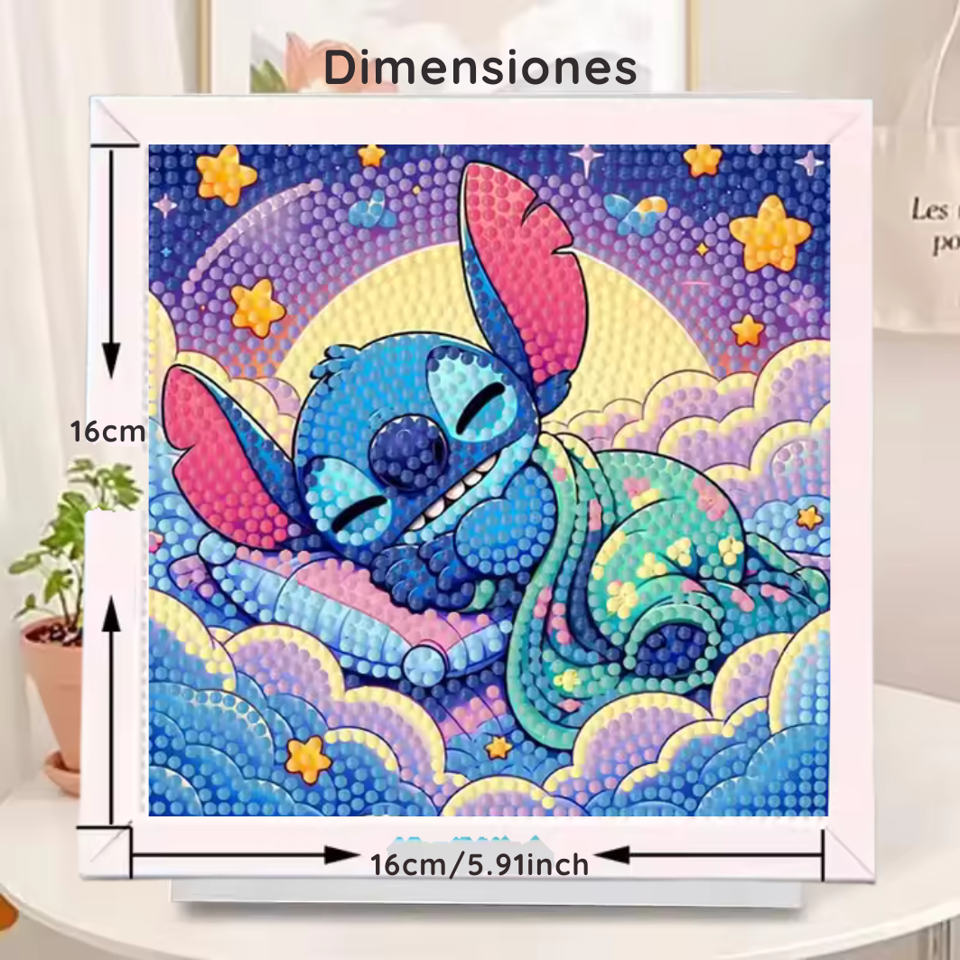 Pack de 4 lienzos diamante